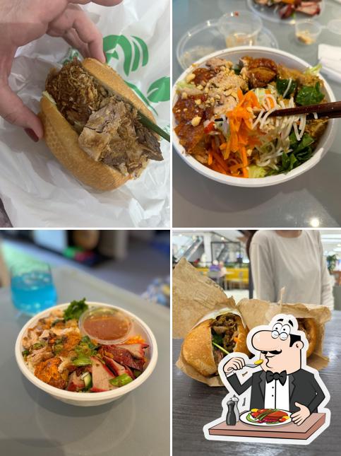 Banh mi and noodle salad bowls at Top Ryde Bakers House